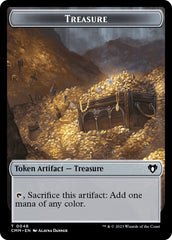 Treasure // Construct (0042) Double-Sided Token [Commander Masters Tokens] | Deep Dive Games St. Marys
