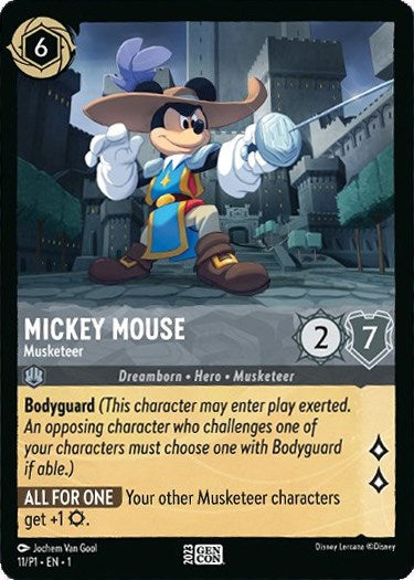 Mickey Mouse - Musketeer (GenCon 2023) (11/P1) [Promo Cards] | Deep Dive Games St. Marys