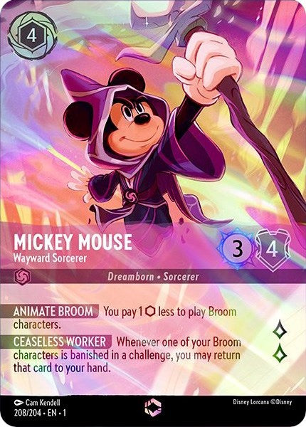 Mickey Mouse - Wayward Sorcerer (Enchanted) (208/204) [The First Chapter] | Deep Dive Games St. Marys