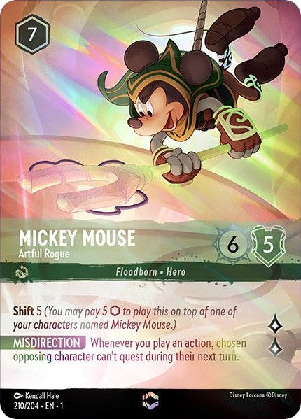 Mickey Mouse - Artful Rogue (Enchanted) (210/204) [The First Chapter] | Deep Dive Games St. Marys