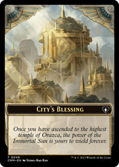 City's Blessing // Emblem - Daretti, Scrap Savant Double-Sided Token [Commander Masters Tokens] | Deep Dive Games St. Marys