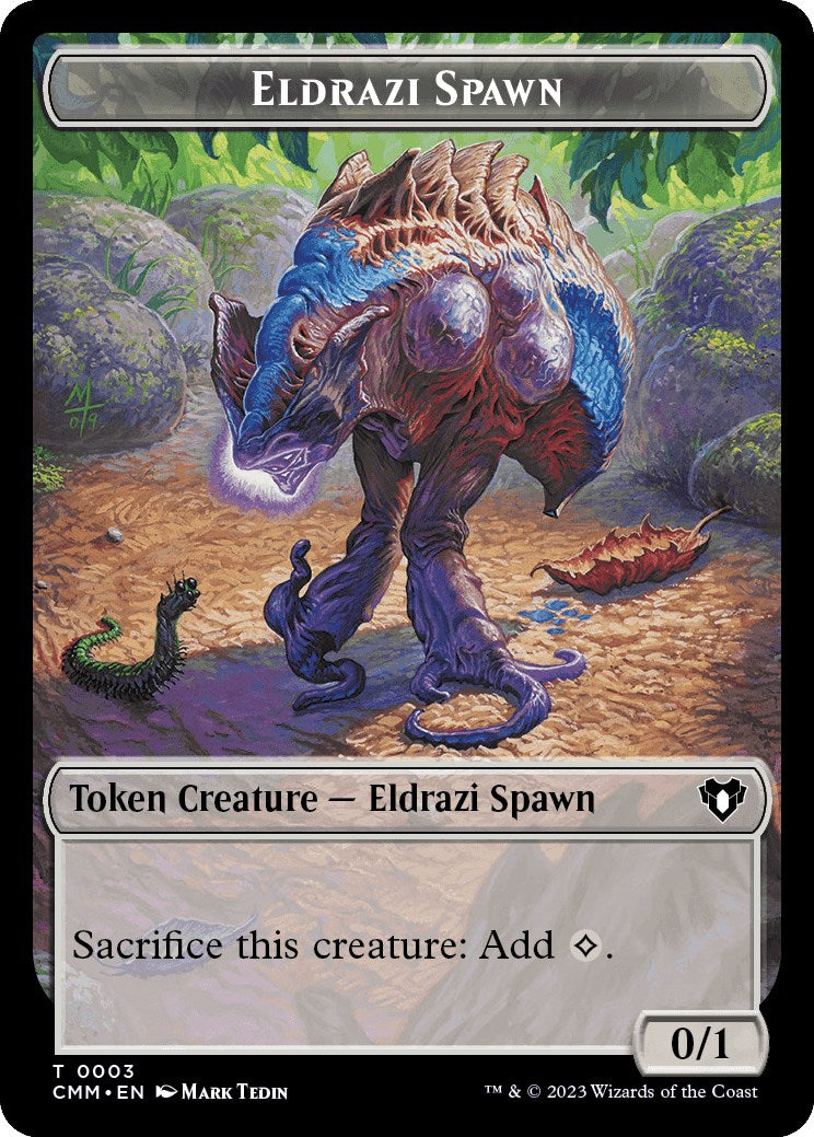 Eldrazi Spawn // Ogre Double-Sided Token [Commander Masters Tokens] | Deep Dive Games St. Marys