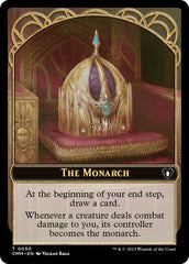 The Monarch // Elf Druid Double-Sided Token [Commander Masters Tokens] | Deep Dive Games St. Marys