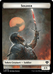 Soldier // Dragon (0020) Double-Sided Token [Commander Masters Tokens] | Deep Dive Games St. Marys