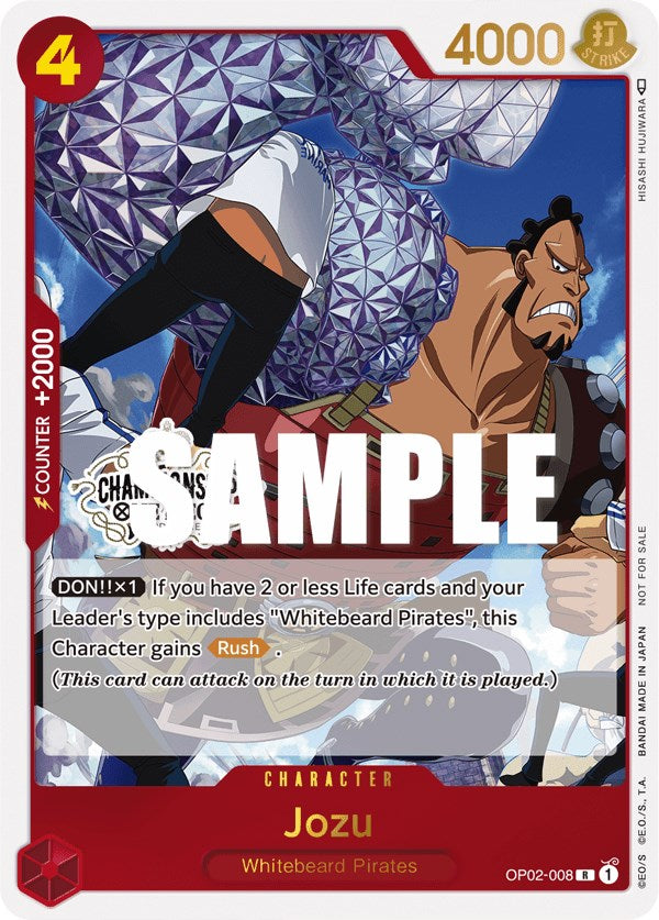 Jozu (Store Championship Participation Pack Vol. 2) [One Piece Promotion Cards] | Deep Dive Games St. Marys
