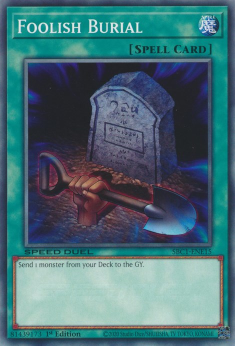 Foolish Burial [SBC1-ENE15] Common | Deep Dive Games St. Marys