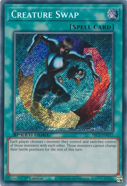 Creature Swap [SBC1-ENE17] Secret Rare | Deep Dive Games St. Marys