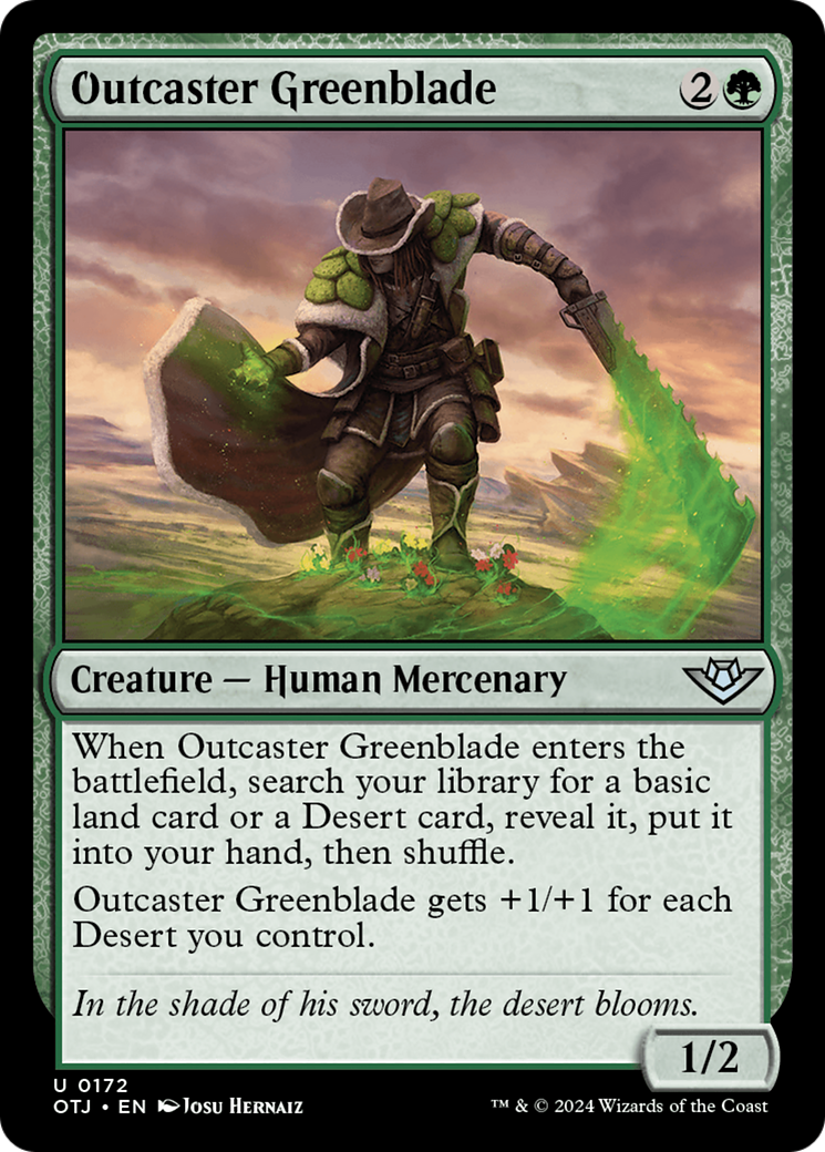 Outcaster Greenblade [Outlaws of Thunder Junction] | Deep Dive Games St. Marys