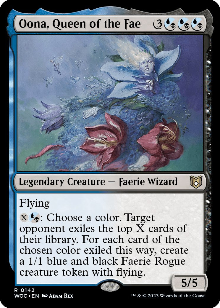 Oona, Queen of the Fae [Wilds of Eldraine Commander] | Deep Dive Games St. Marys