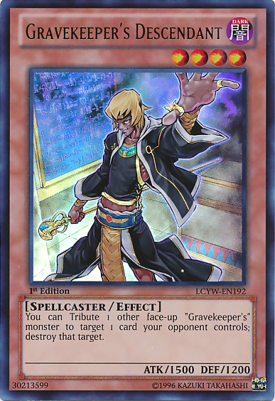 Gravekeeper's Descendant [LCYW-EN192] Ultra Rare | Deep Dive Games St. Marys