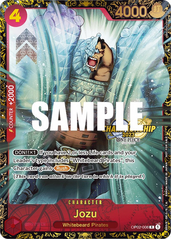 Jozu (Championship 2023) [One Piece Promotion Cards] | Deep Dive Games St. Marys