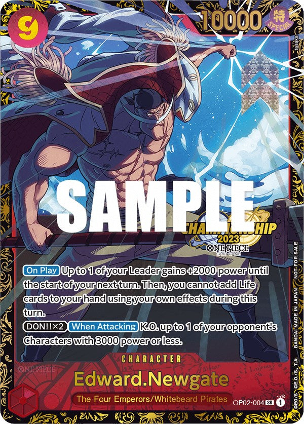 Edward.Newgate (Championship 2023) [One Piece Promotion Cards] | Deep Dive Games St. Marys