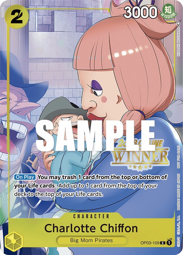 Charlotte Chiffon (Online Regional 2023) [Winner] [One Piece Promotion Cards] | Deep Dive Games St. Marys