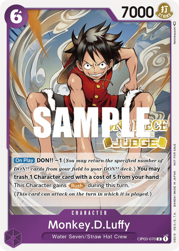 Monkey.D.Luffy (Judge Pack Vol. 2) [One Piece Promotion Cards] | Deep Dive Games St. Marys
