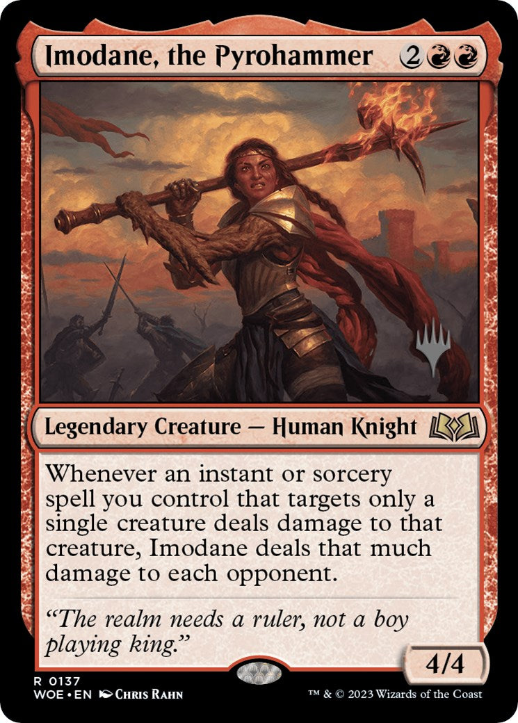Imodane, the Pyrohammer (Promo Pack) [Wilds of Eldraine Promos] | Deep Dive Games St. Marys