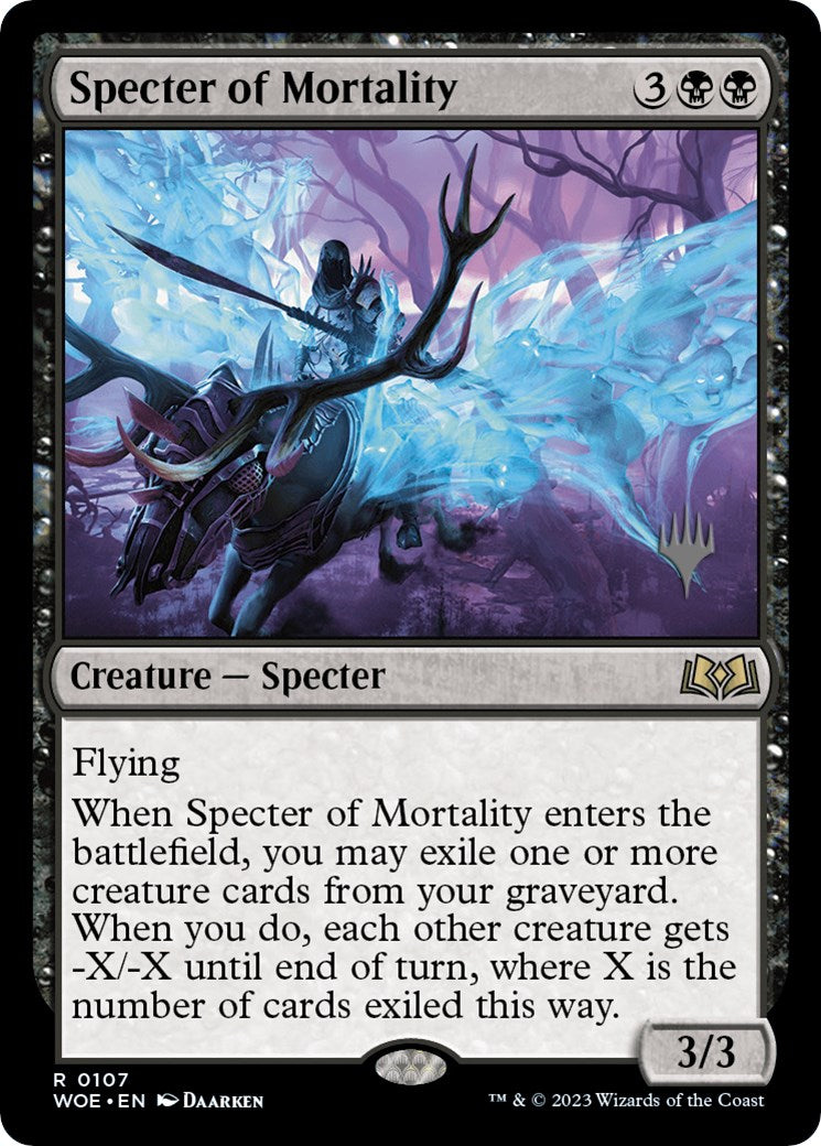 Specter of Mortality (Promo Pack) [Wilds of Eldraine Promos] | Deep Dive Games St. Marys