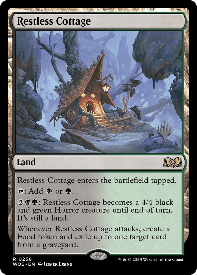 Restless Cottage (Promo Pack) [Wilds of Eldraine Promos] | Deep Dive Games St. Marys
