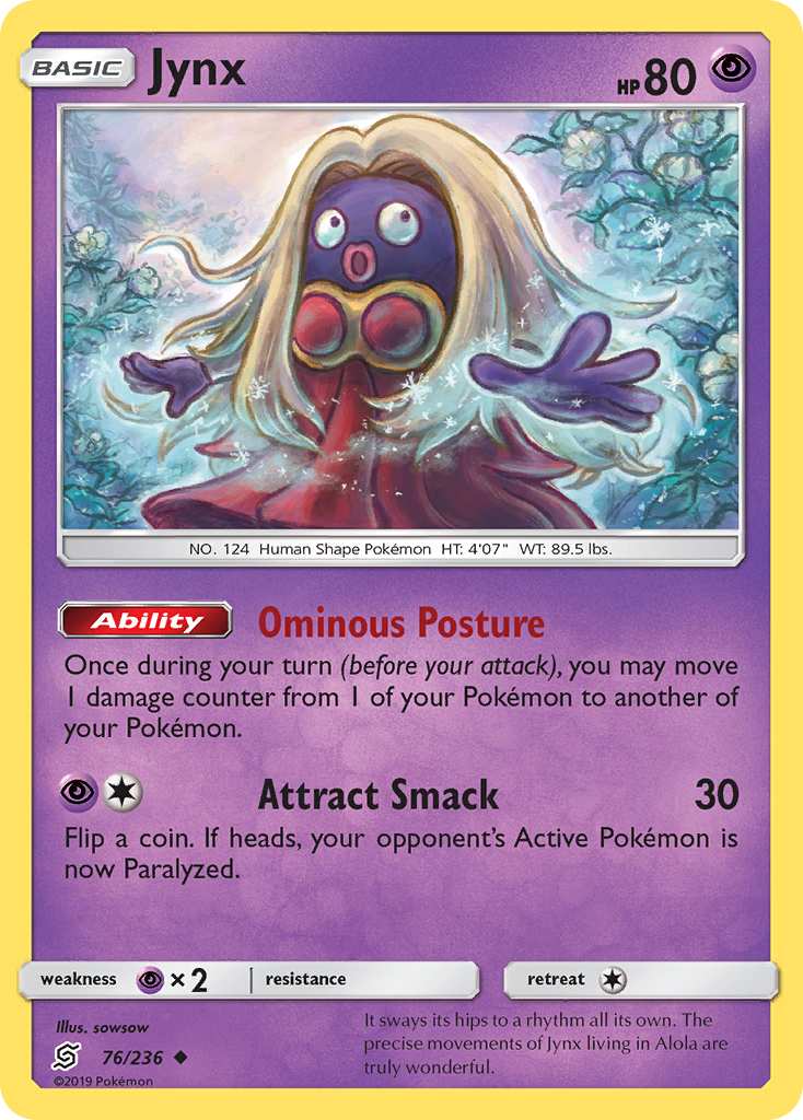 Jynx (76/236) [Sun & Moon: Unified Minds] | Deep Dive Games St. Marys