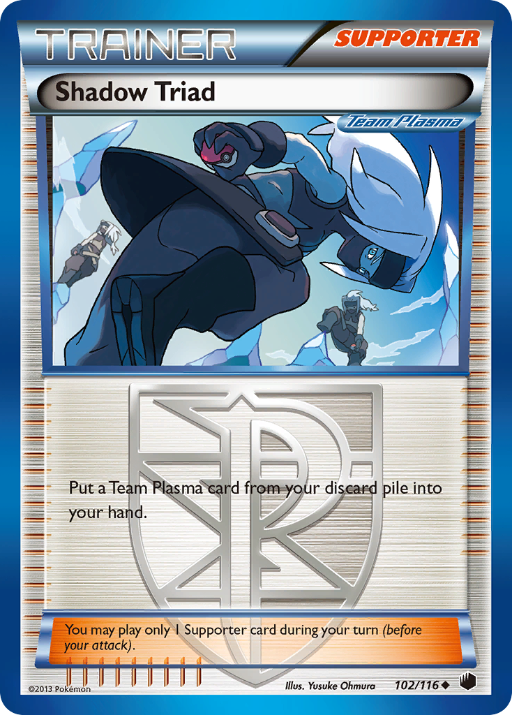 Shadow Triad (102/116) [Black & White: Plasma Freeze] | Deep Dive Games St. Marys