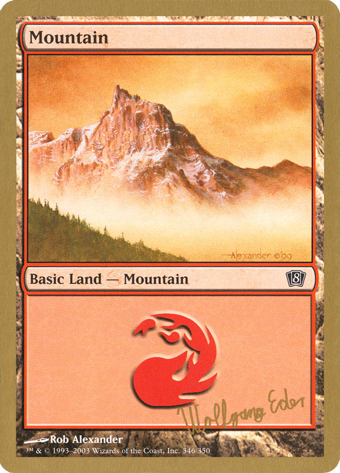 Mountain (we346) (Wolfgang Eder) [World Championship Decks 2003] | Deep Dive Games St. Marys