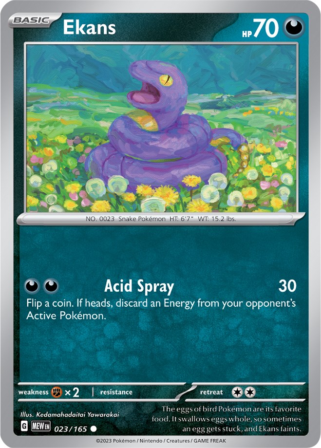 Ekans (023/165) [Scarlet & Violet 151] | Deep Dive Games St. Marys