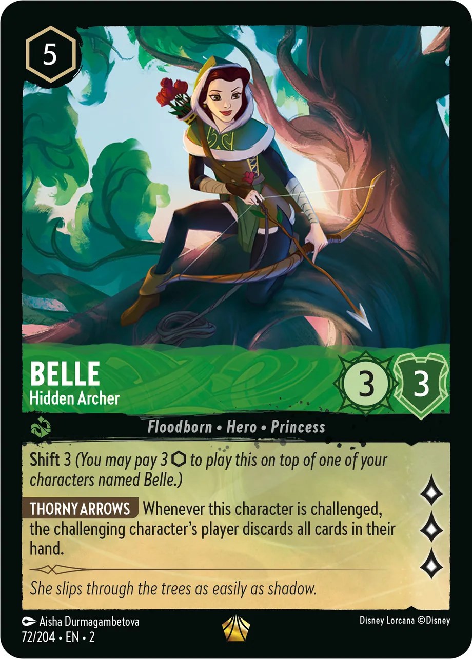 Belle - Hidden Archer (72/204) [Rise of the Floodborn] | Deep Dive Games St. Marys