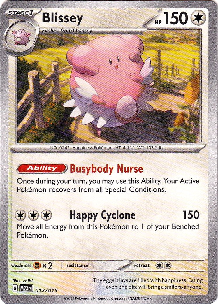 Blissey (012/015) [McDonald's Promos: 2023 Collection] | Deep Dive Games St. Marys