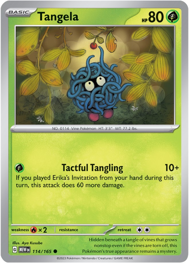Tangela (114/165) [Scarlet & Violet 151] | Deep Dive Games St. Marys