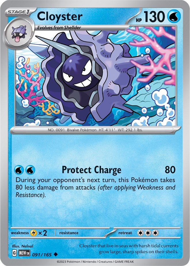 Cloyster (091/165) [Scarlet & Violet 151] | Deep Dive Games St. Marys