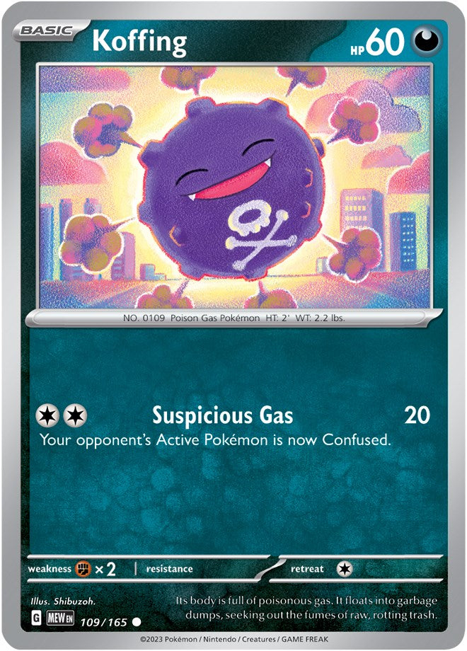 Koffing (109/165) [Scarlet & Violet 151] | Deep Dive Games St. Marys