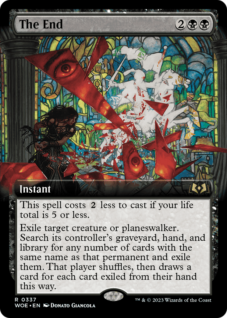 The End (Extended Art) [Wilds of Eldraine] | Deep Dive Games St. Marys