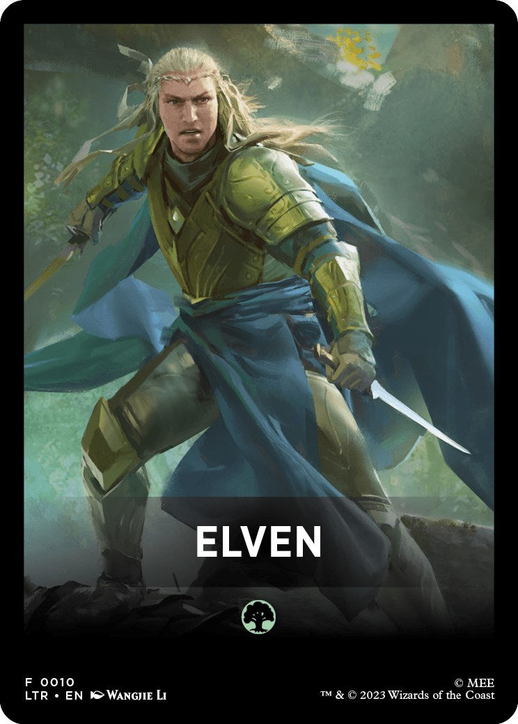 Elven Theme Card [The Lord of the Rings: Tales of Middle-Earth] | Deep Dive Games St. Marys