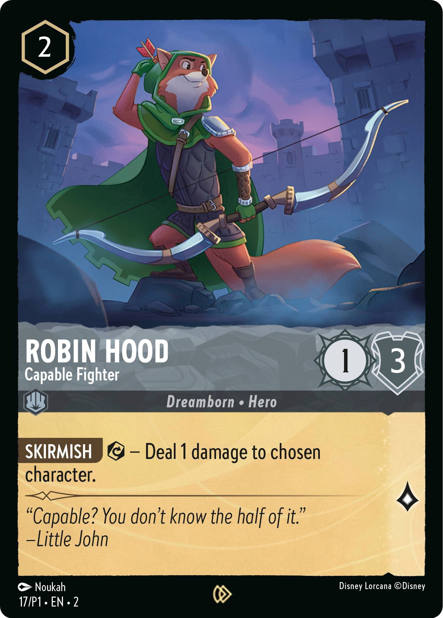 Robin Hood - Capable Fighter (17) [Promo Cards] | Deep Dive Games St. Marys