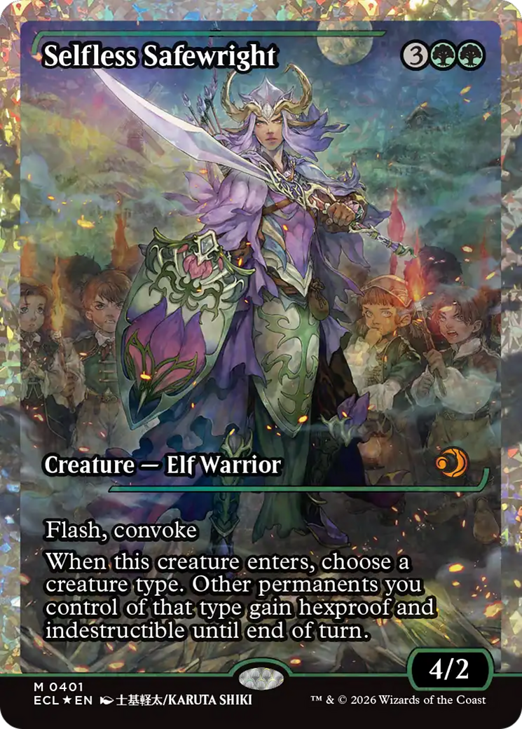 Selfless Safewright (Showcase) (Fracture Foil) [Lorwyn Eclipsed] | Deep Dive Games St. Marys