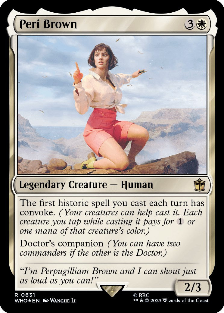 Peri Brown (Surge Foil) [Doctor Who] | Deep Dive Games St. Marys