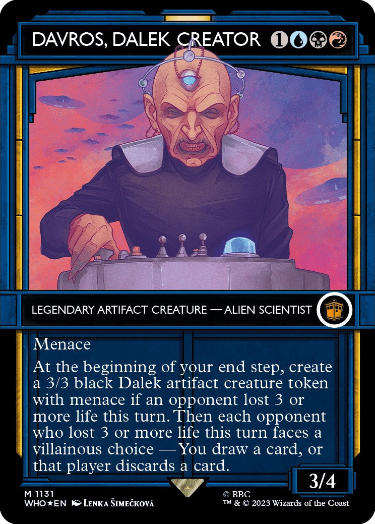 Davros, Dalek Creator (Showcase) (Surge Foil) [Doctor Who] | Deep Dive Games St. Marys