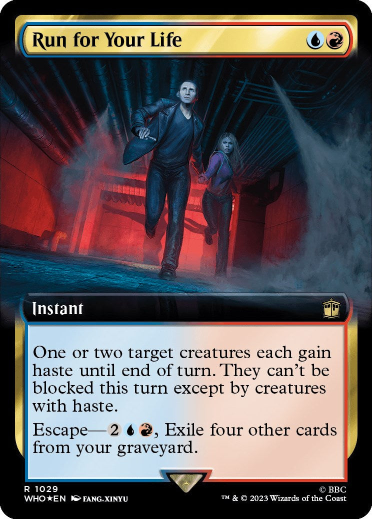 Run for Your Life (Extended Art) (Surge Foil) [Doctor Who] | Deep Dive Games St. Marys