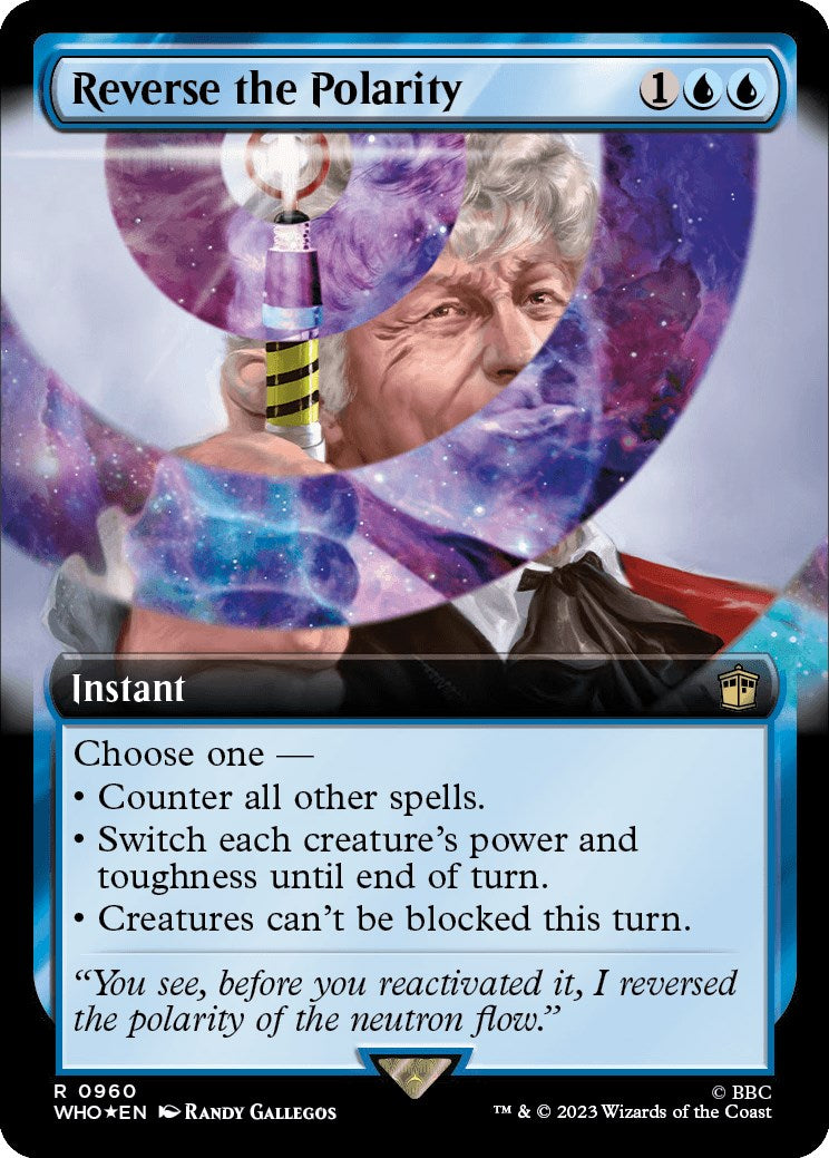 Reverse the Polarity (Extended Art) (Surge Foil) [Doctor Who] | Deep Dive Games St. Marys