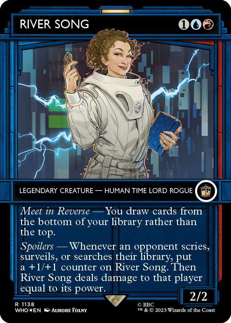 RIVER SONG (Showcase) (Surge Foil) [Doctor Who] | Deep Dive Games St. Marys