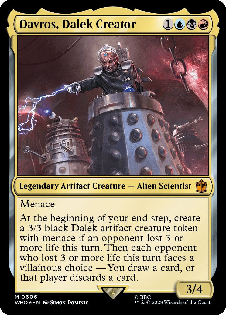 Davros, Dalek Creator (Surge Foil) [Doctor Who] | Deep Dive Games St. Marys