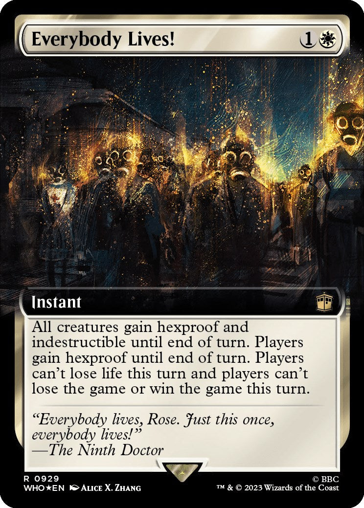 Everybody Lives! (Extended Art) (Surge Foil) [Doctor Who] | Deep Dive Games St. Marys