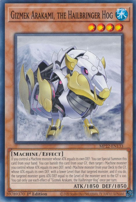 Gizmek Arakami, the Hailbringer Hog [MP22-EN133] Common | Deep Dive Games St. Marys