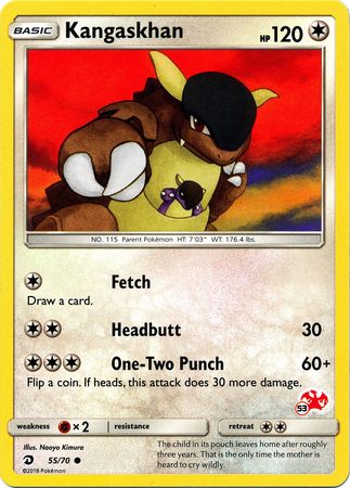 Kangaskhan (55/70) (Charizard Stamp #53) [Battle Academy 2020] | Deep Dive Games St. Marys