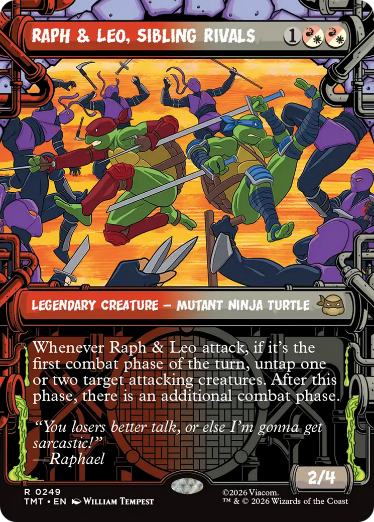 Raph & Leo, Sibling Rivals (Showcase) [Teenage Mutant Ninja Turtles] | Deep Dive Games St. Marys