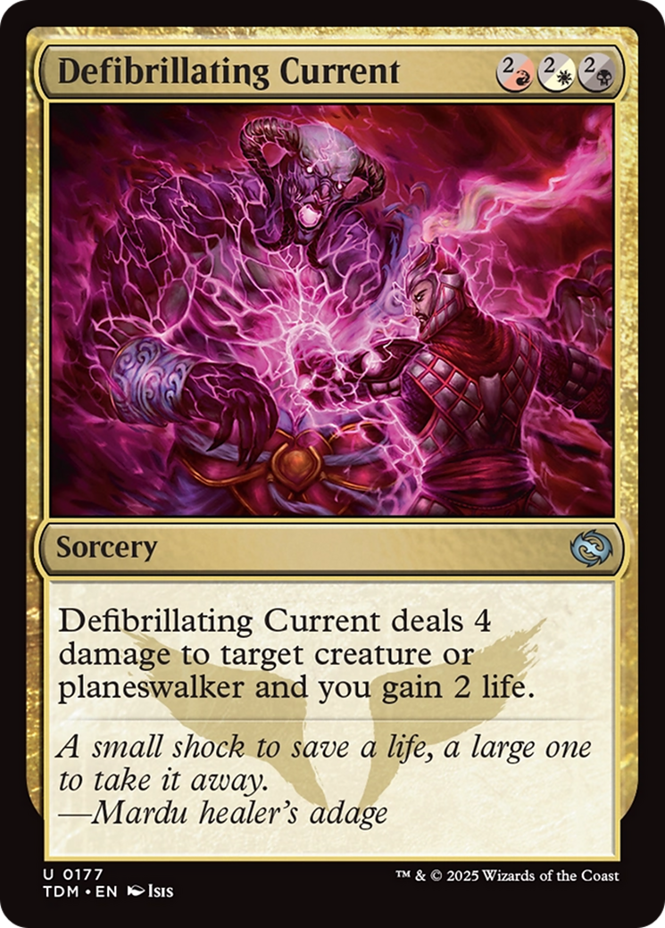 Defibrillating Current [Tarkir: Dragonstorm] | Deep Dive Games St. Marys