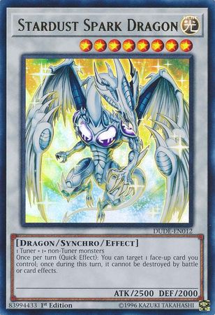 Stardust Spark Dragon [DUDE-EN012] Ultra Rare | Deep Dive Games St. Marys
