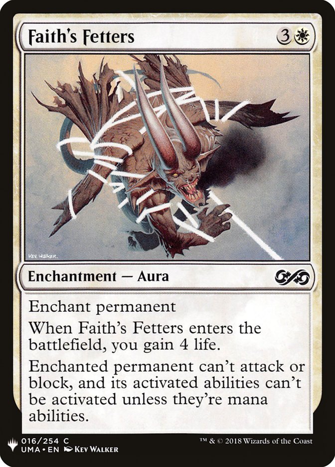Faith's Fetters [Mystery Booster] | Deep Dive Games St. Marys