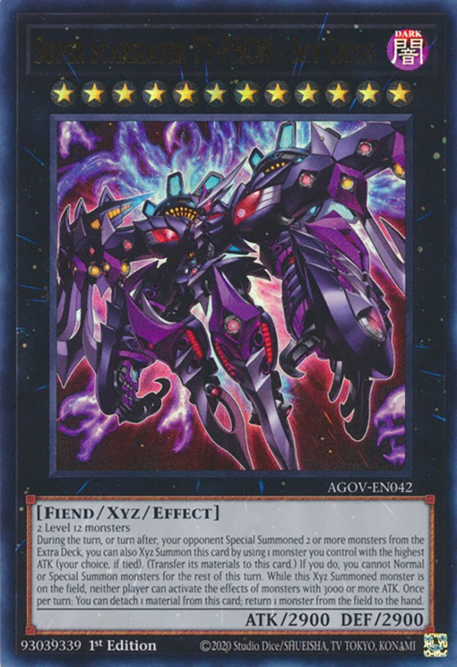 Super Starslayer TY-PHON - Sky Crisis [AGOV-EN042] Ultra Rare | Deep Dive Games St. Marys