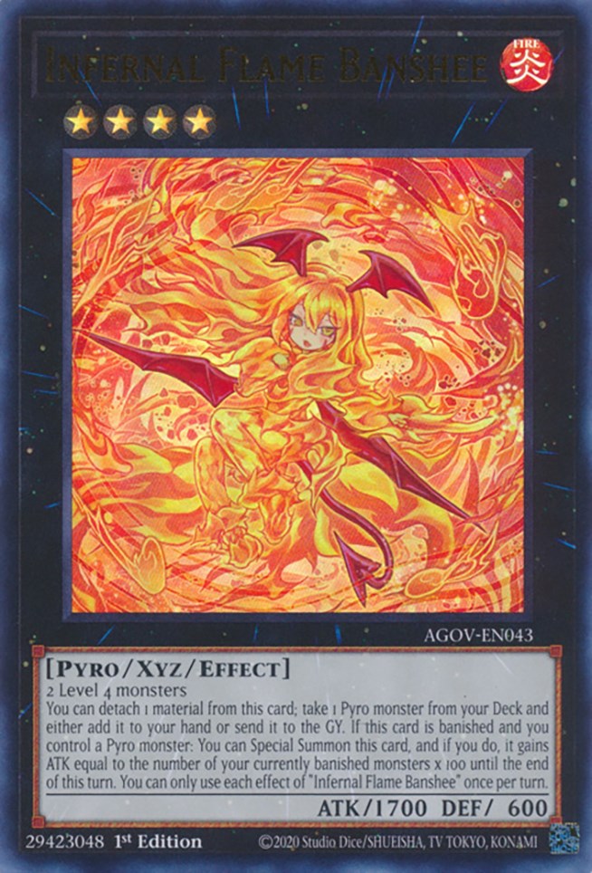 Infernal Flame Banshee [AGOV-EN043] Ultra Rare | Deep Dive Games St. Marys