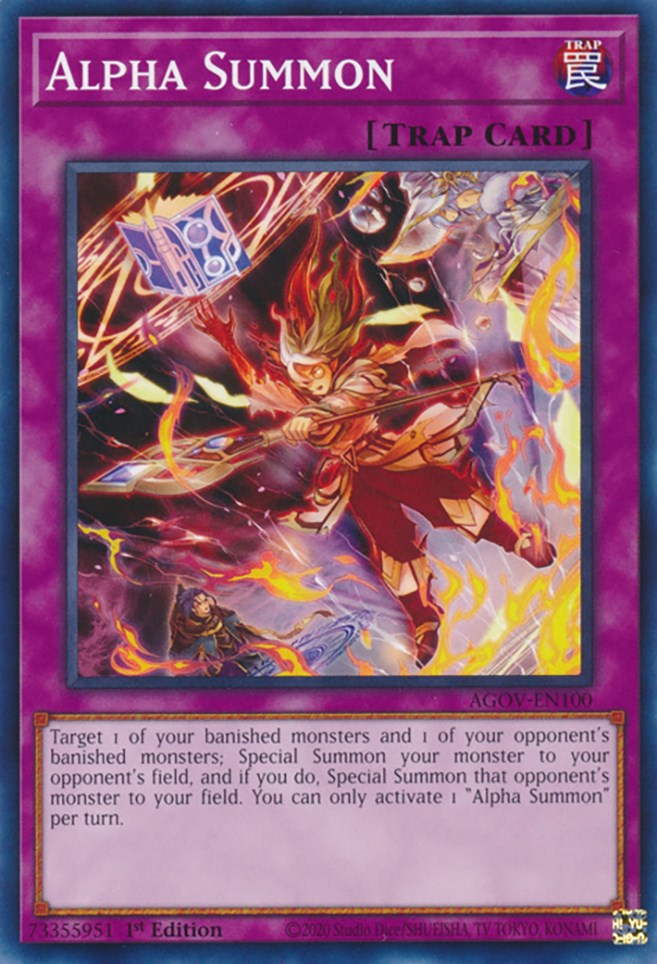 Alpha Summon [AGOV-EN100] Common | Deep Dive Games St. Marys